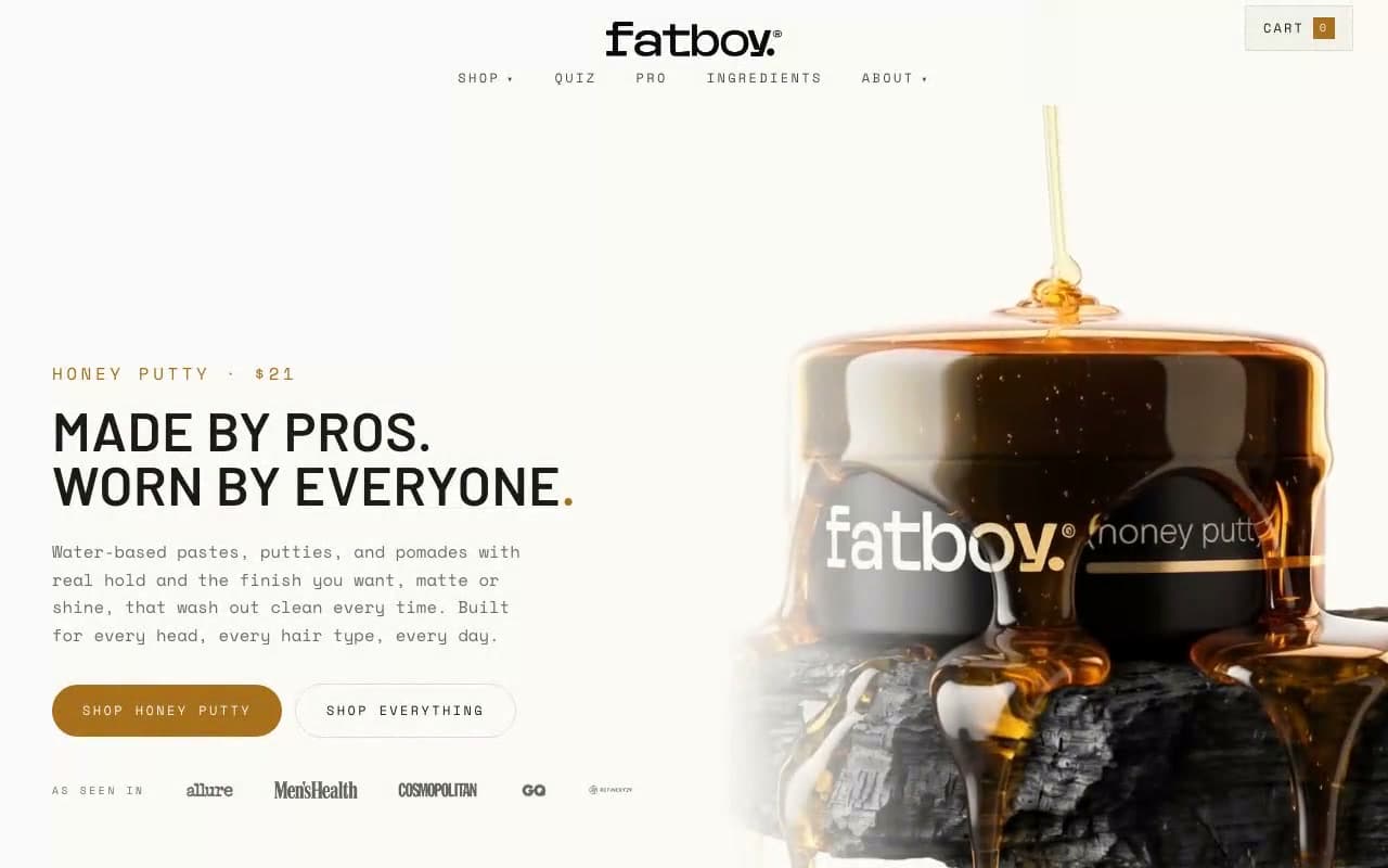Fatboy, Hair care shop