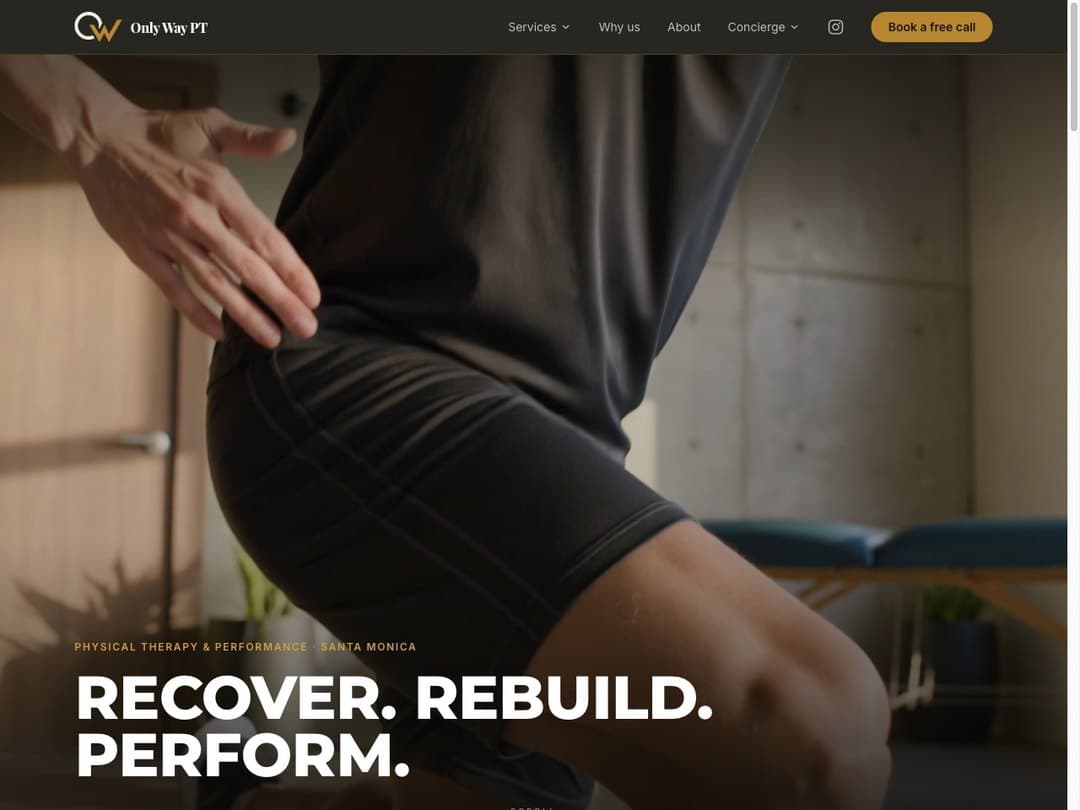 Only Way PT website