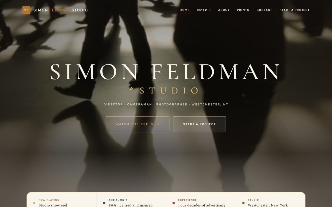 Simon Feldman Studio, Film production
